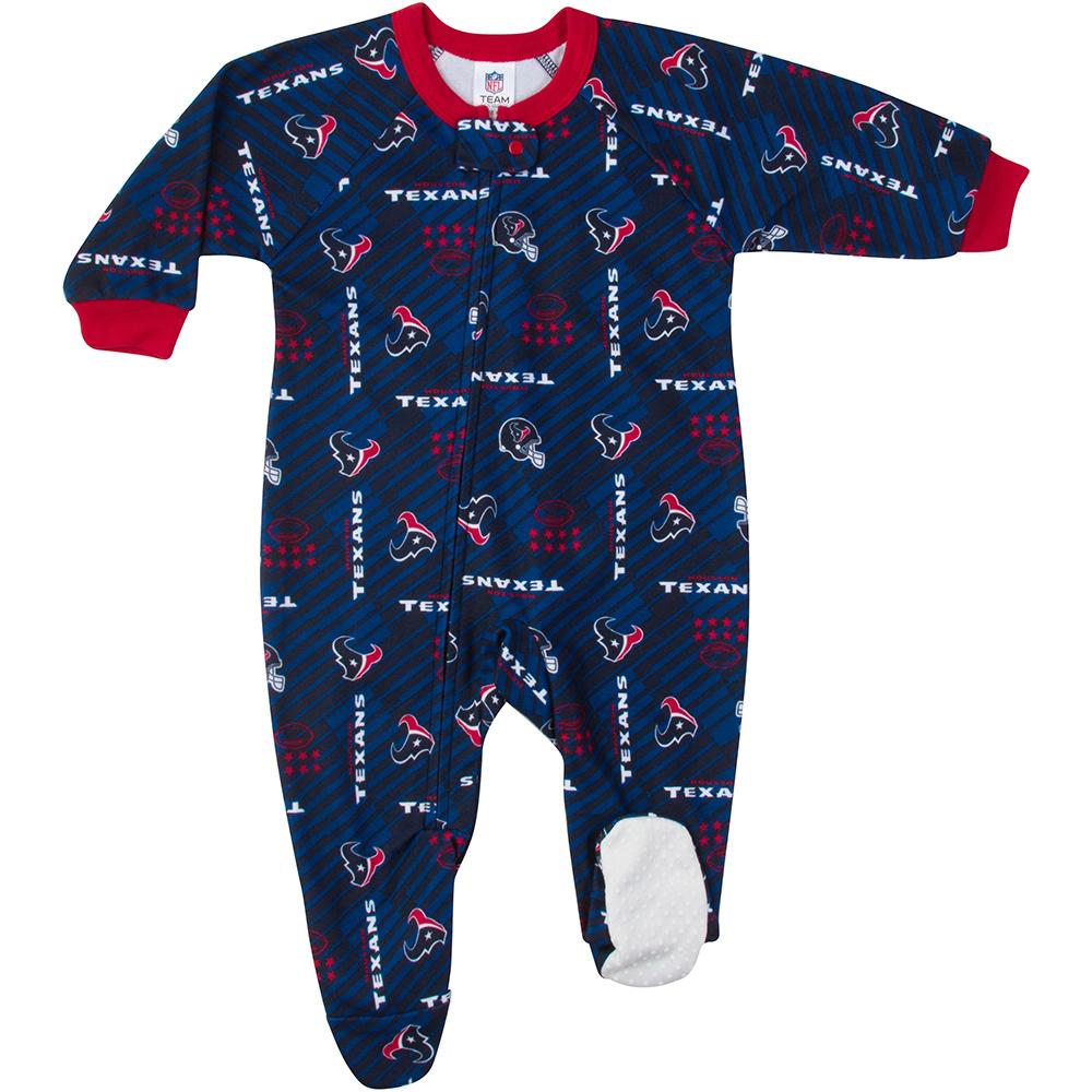 Texans Infant Boy Blanket Sleeper Babyfans