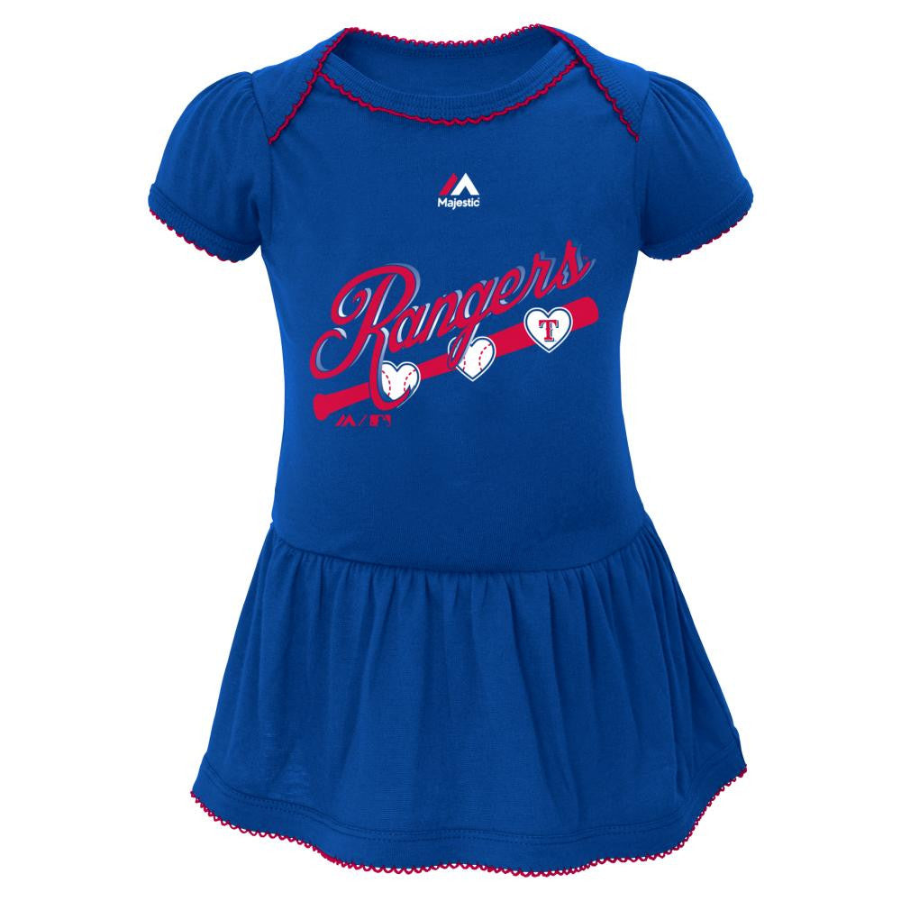 texas rangers toddler dress