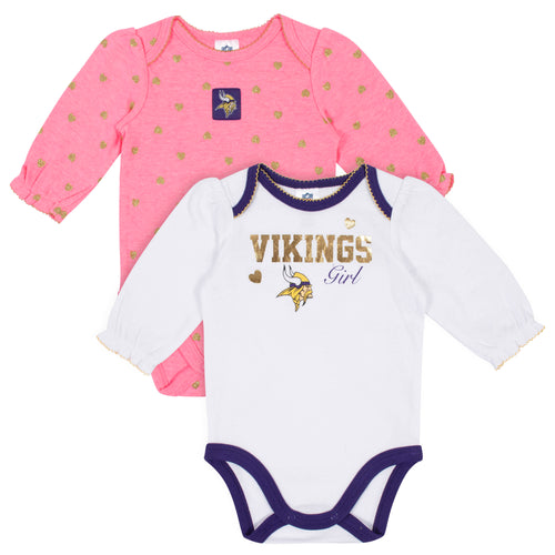 girls pink vikings jersey