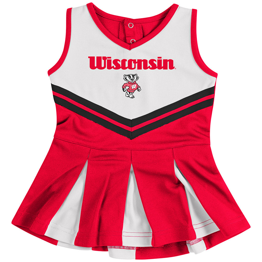 Wisconsin Pom Pom Infant Cheerleader Dress – babyfans
