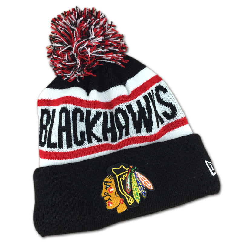 Blackhawks Toddler Pom Pom Hat – babyfans