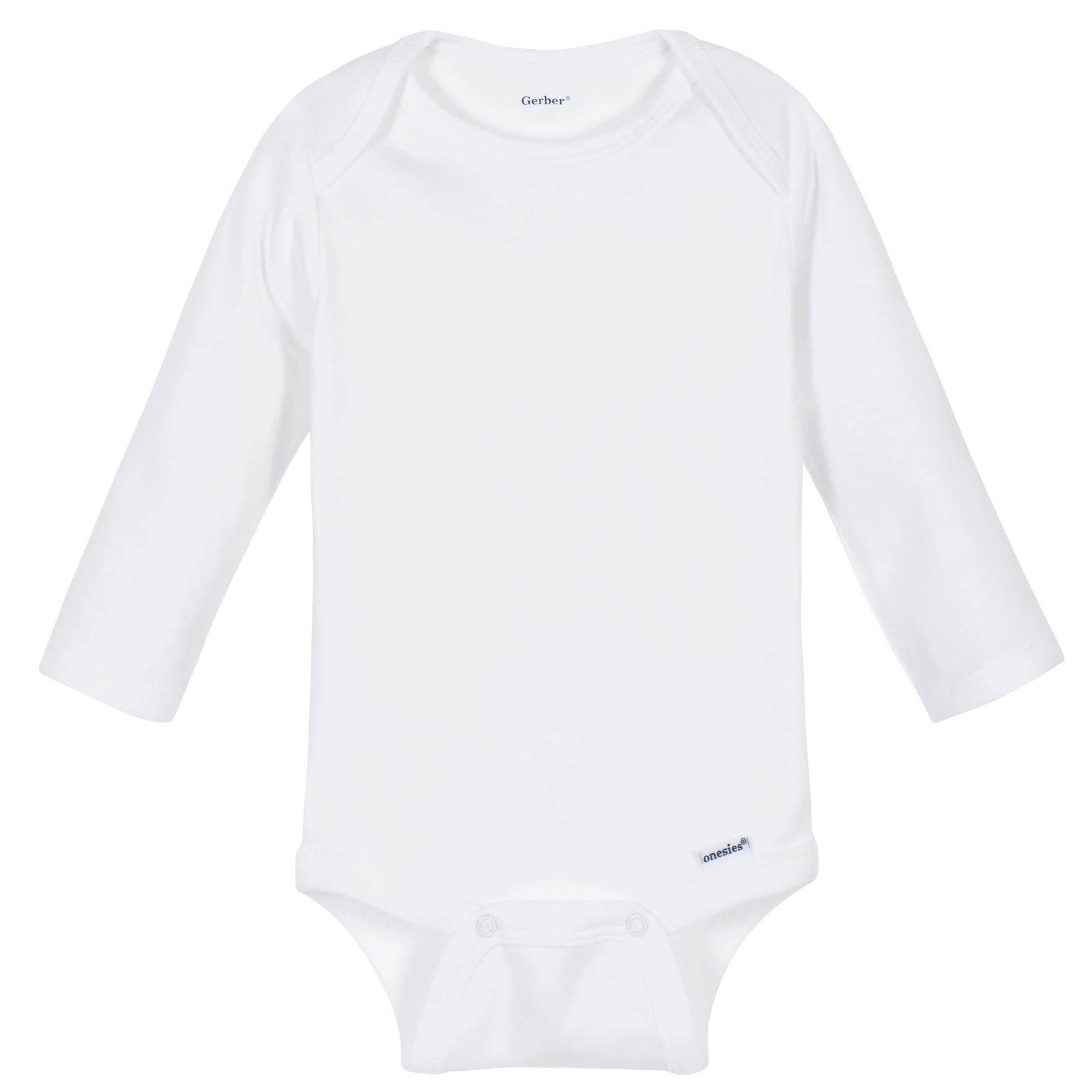 White Classic Long Sleeve Onesies® Brand Bodysuit – babyfans