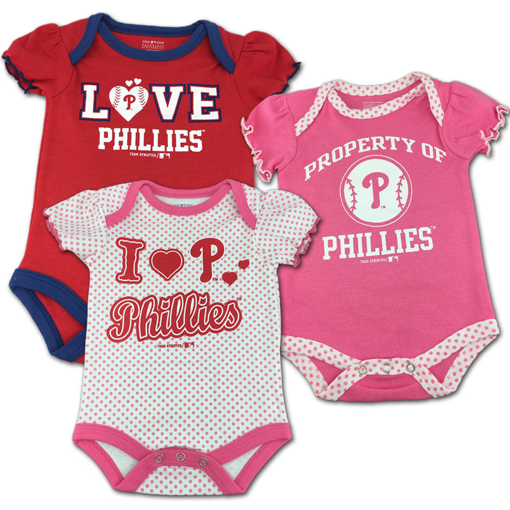 phillies baby girl clothes