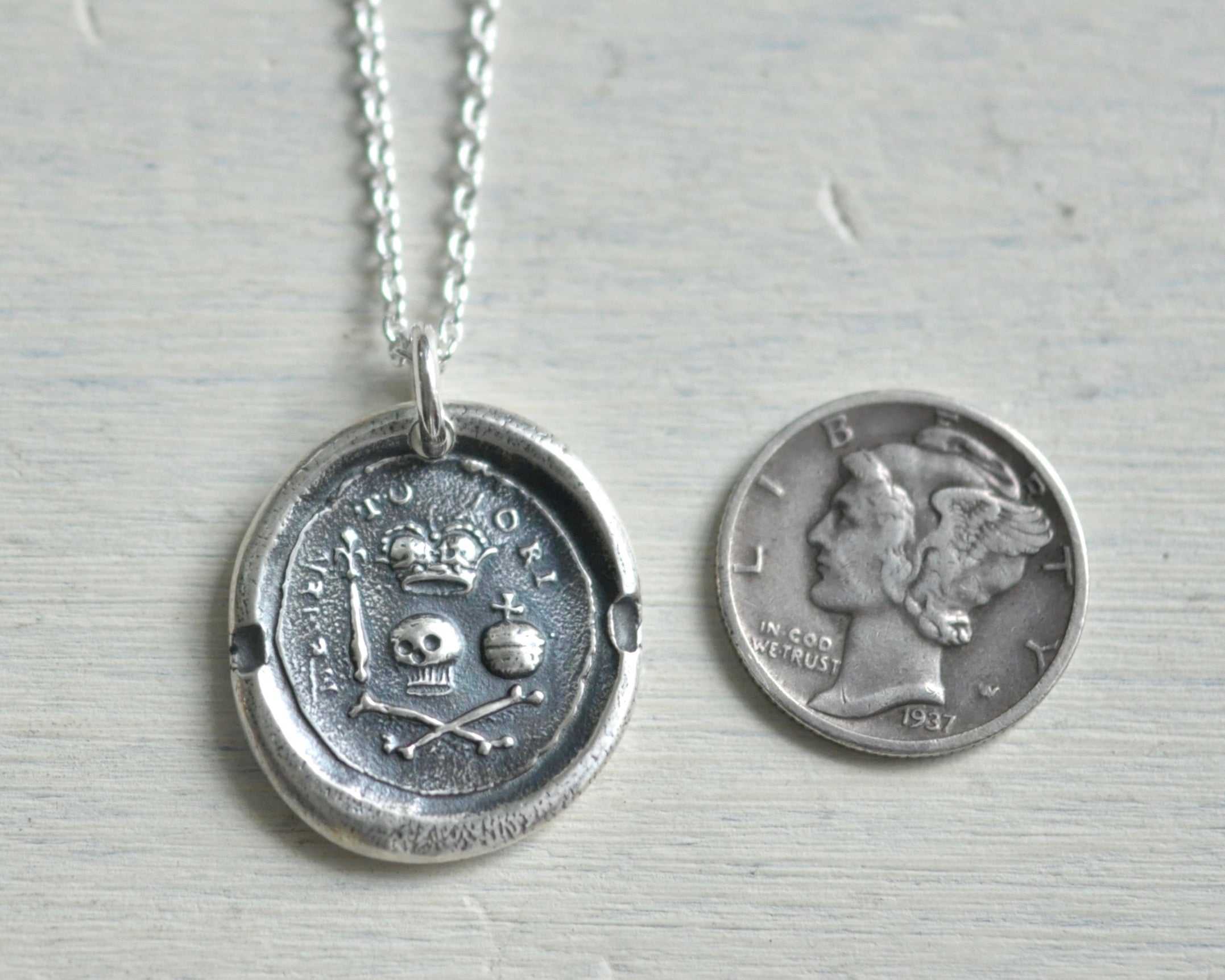 memento mori necklace