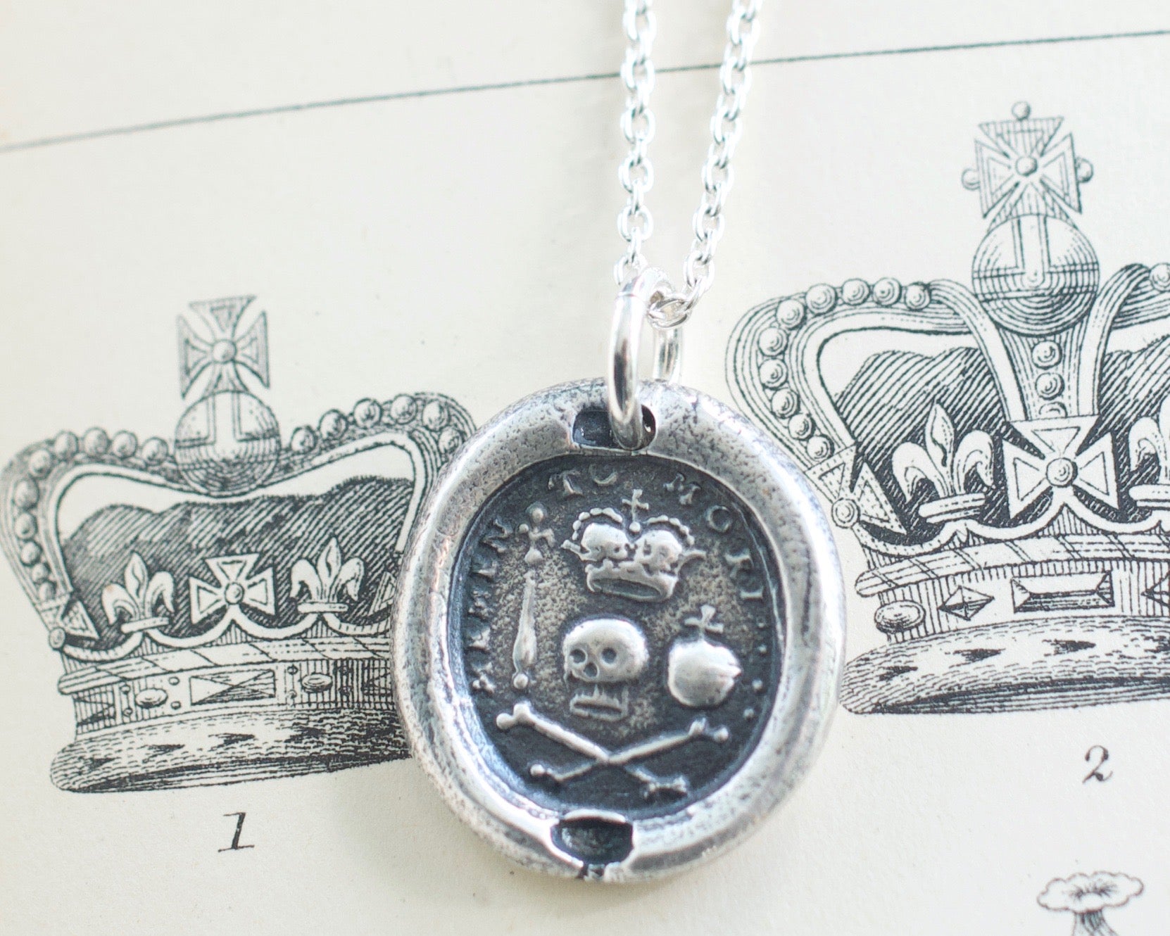 memento mori necklace