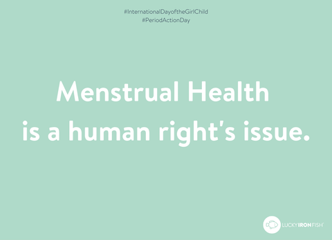 1 out of 3 Canadians under 25 cannot afford period products. Menstrual health is a human rights issue.