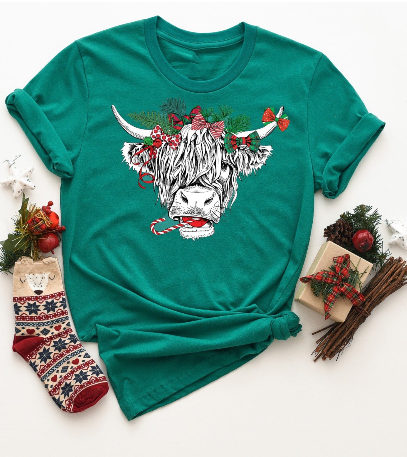 Merry Moo Mas Tee