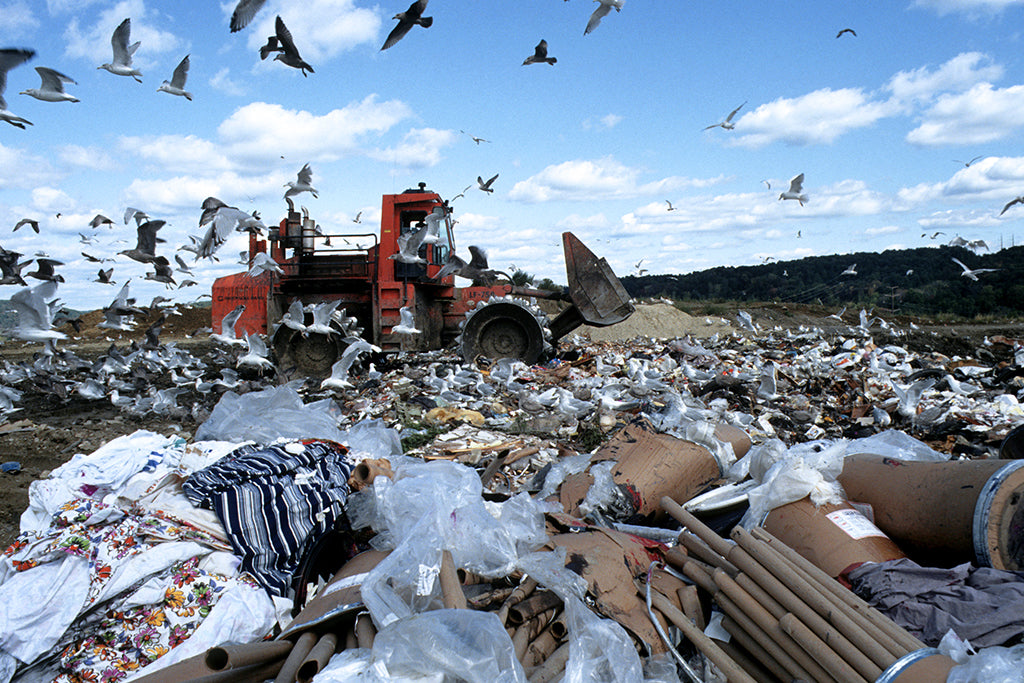 plastic pollution in landfills