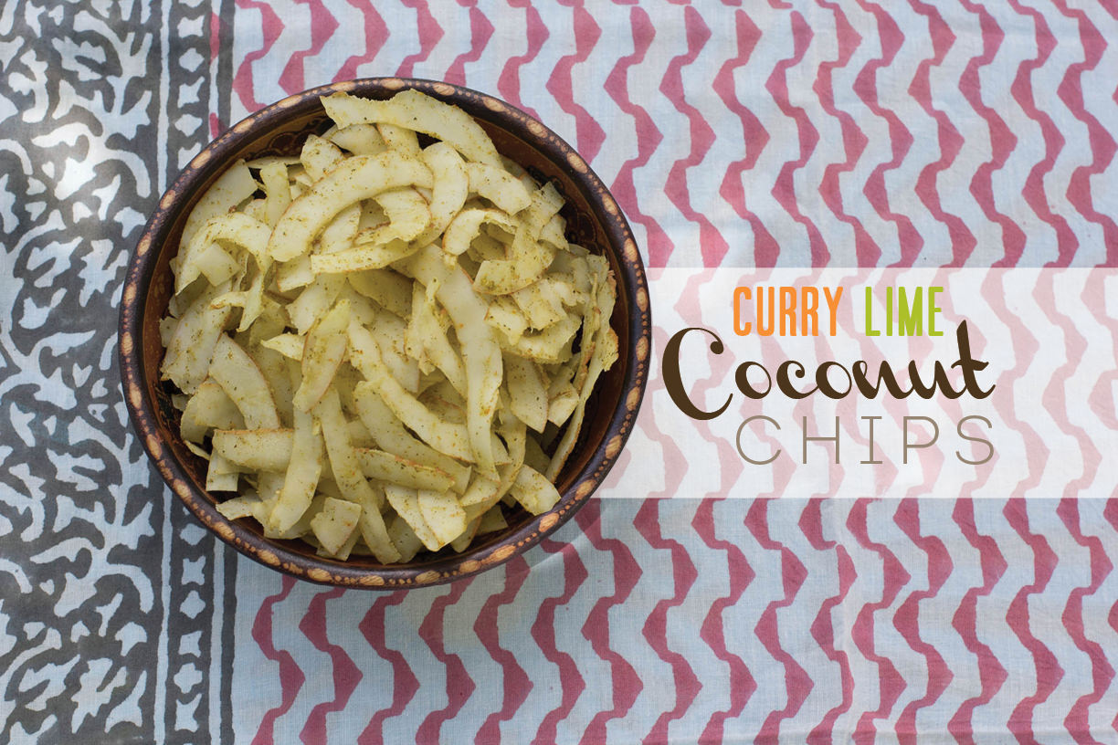 Curry Lime Coconut chips