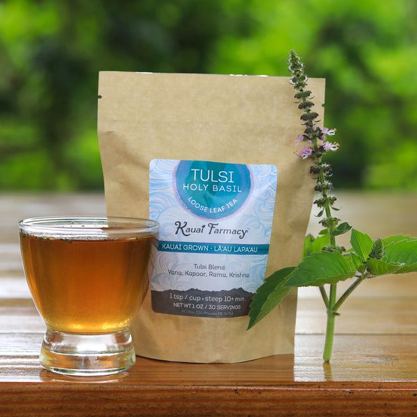 Tulsi Herbal Tea multi variety, fresh, best Hawaii grown Holy Basil ...