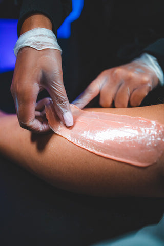 Leg wax with Starpil Pink Film 