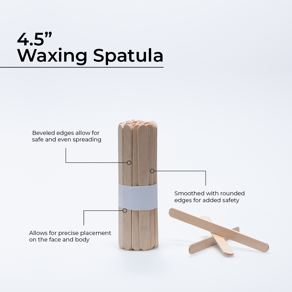 Spa Stix Large Waxing Sticks. Natural Wood Body Hair Removal Sticks  Applicator. Size is 6 Inches x 3/4. Wooden Waxing Sticks. Pack of 500Count