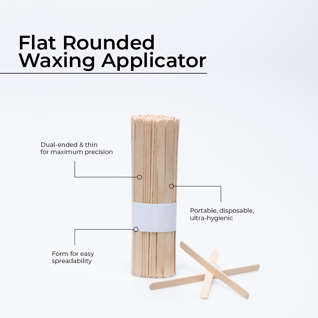 100 Large Wax Waxing Wood Body Hair Removal Sticks Applicator Spatula