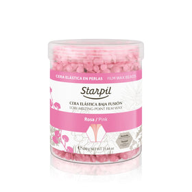 Stripless Pink Film Hard Wax Beads Mini Tub - 600g | Starpil Wax