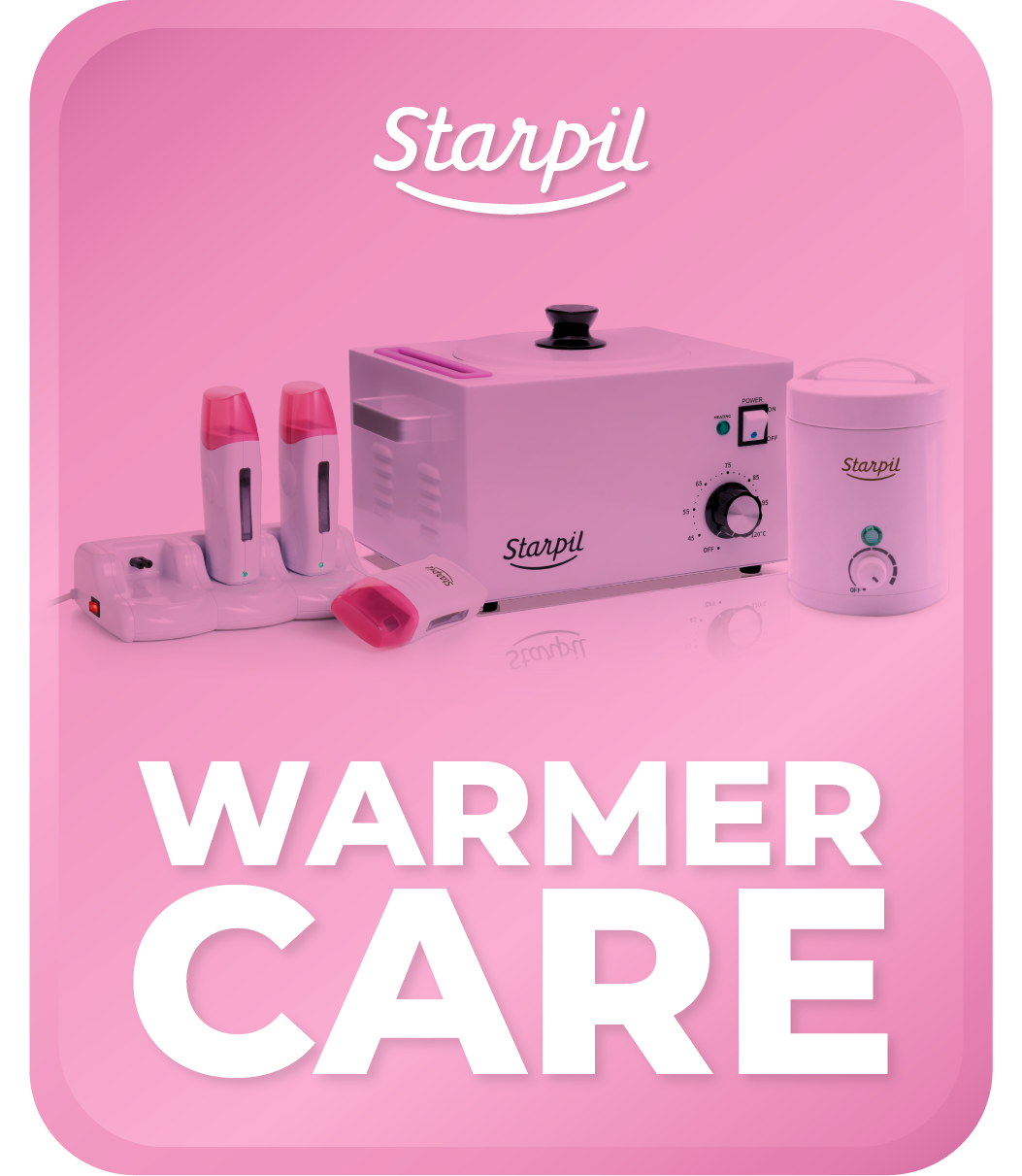 Calentador de cera roll on con termostato Starpil · Marycel