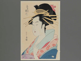Ogiya nai Takigawa by Chobunsai Eishi, (Large print size) / BJ224-266
