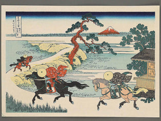 Sekiya Village on the Sumida River from the series Thirty-six Views of Mount Fuji by Katsushika Hokusai, (Medium print size) / BJ297-878