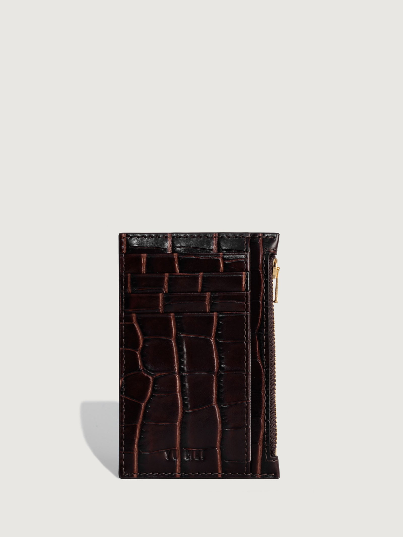 Frank Cardholder / Scorched Sienna Croc