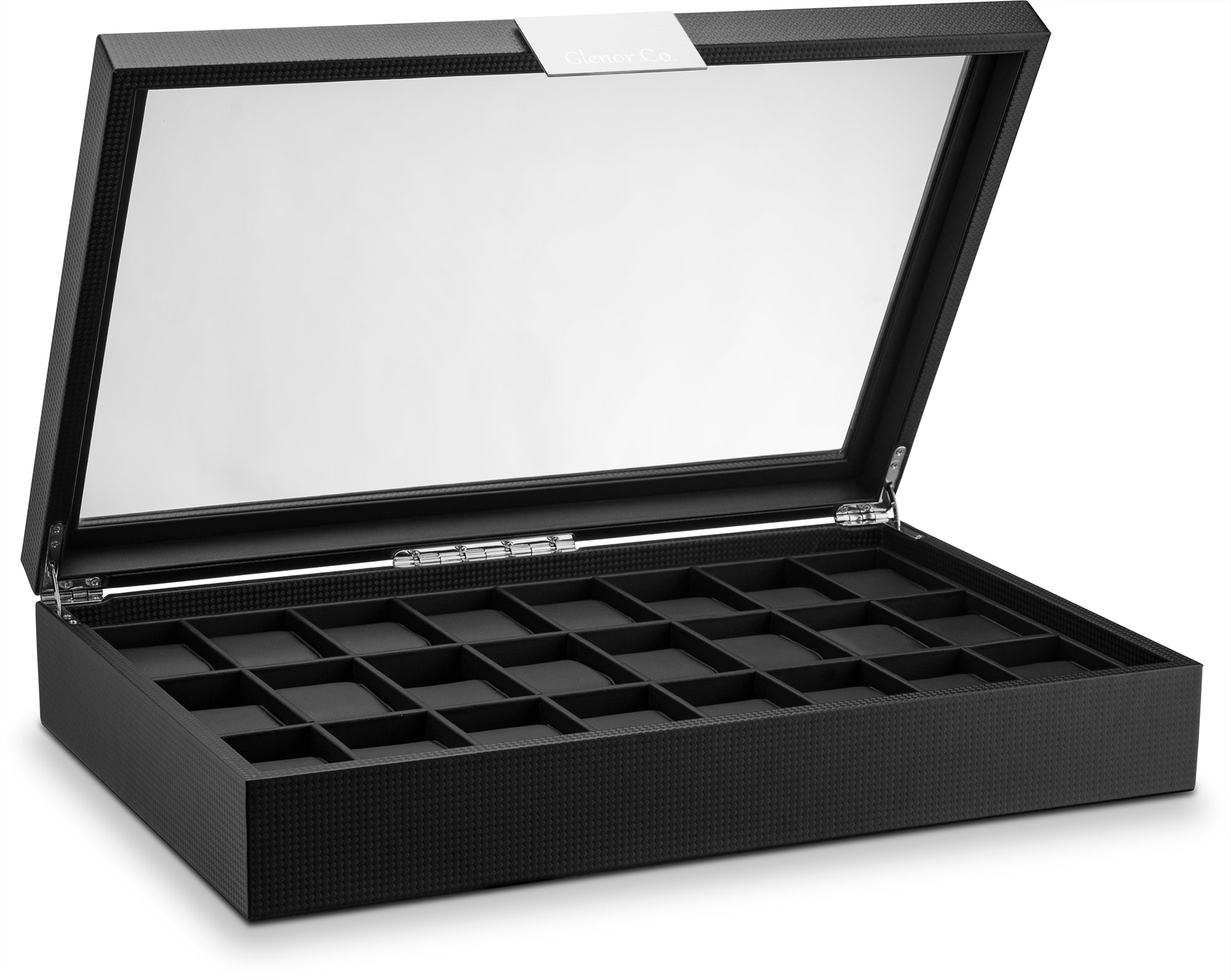 Men's Watch Organizer with Valet Drawer [24 Slots]