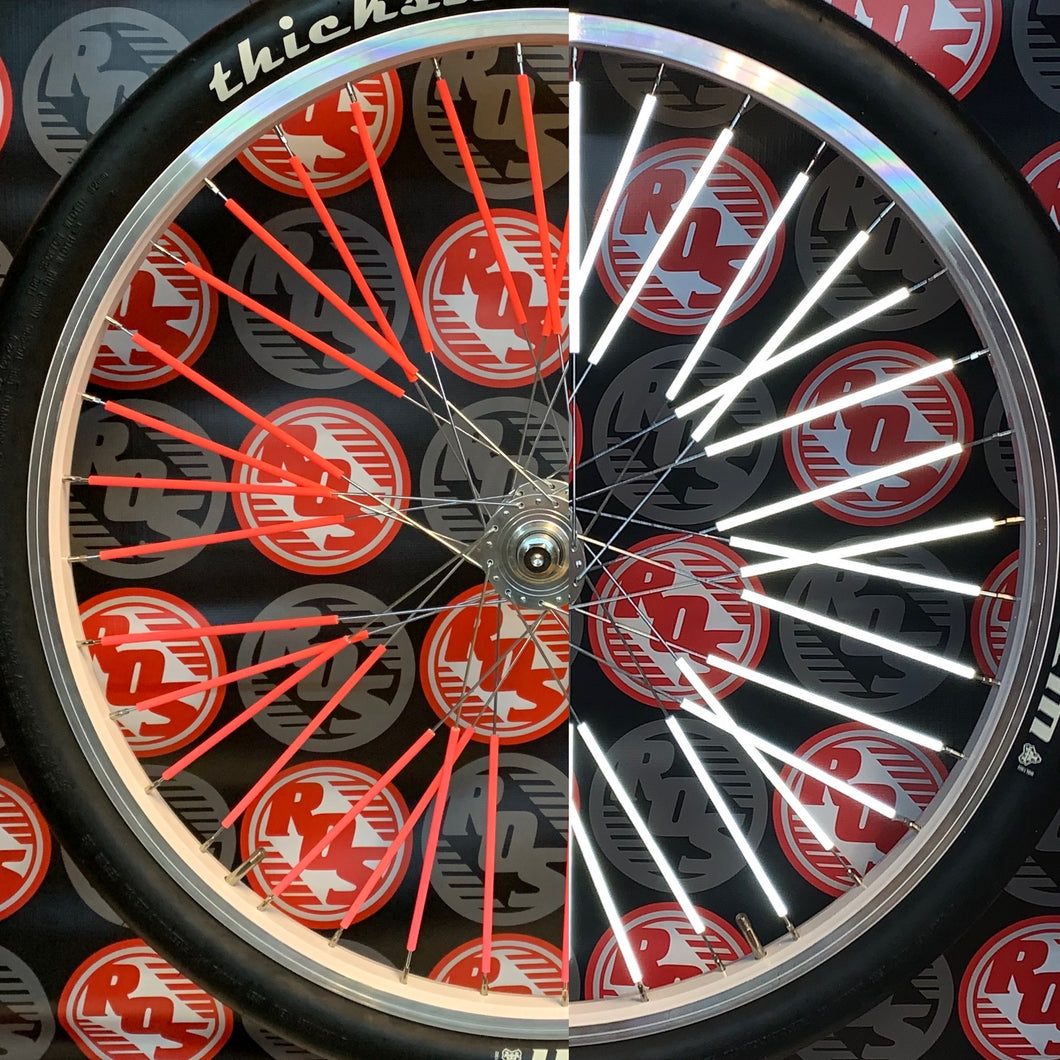 red spoke covers