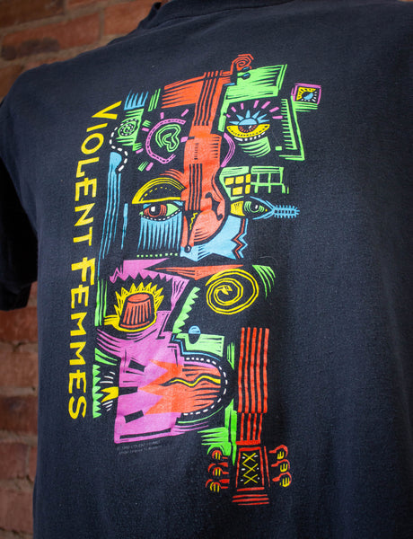 Vintage Violent Femmes US Tour Concert T-Shirt 1992 L – Black Shag Vintage