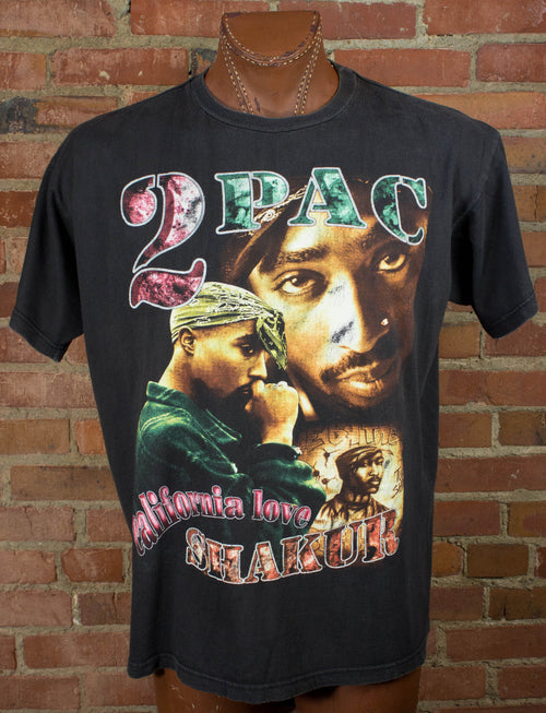 20664円クリーニング 長期納期 超激レア 当時物 2PAC&BIGGIE RAP TEE