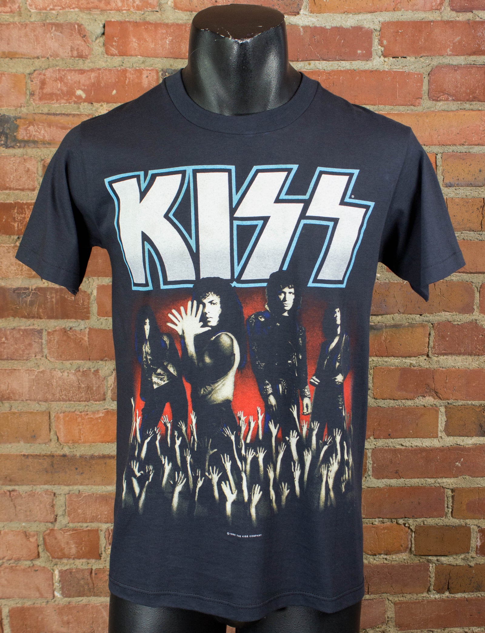 Kiss 1989 Live Tour Black Red Concert Shirt Unisex Small-Medium – Black Shag Vintage