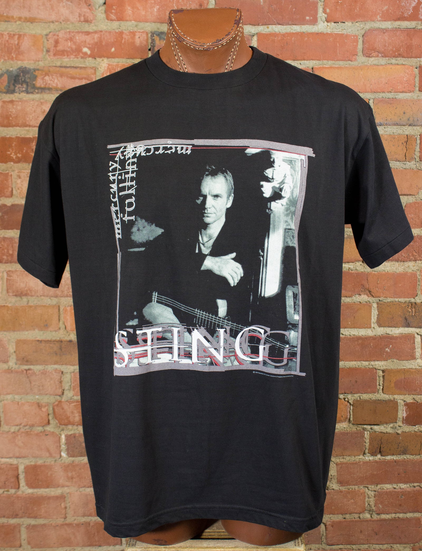 Treinstation Konijn Dempsey Vintage Sting 1996 Mercury Falling Black Concert T Shirt Unisex XL – Black  Shag Vintage