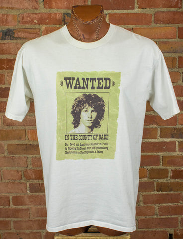 Vintage The Doors 90s Jim Morrison Wanted Poster Cancelled Tour White ...