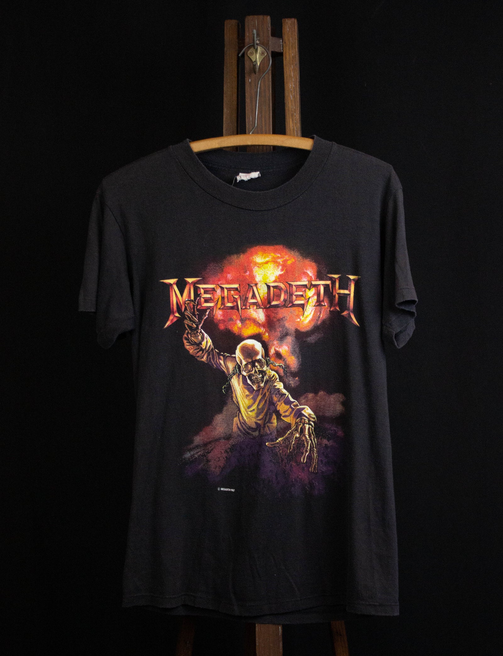 Falde sammen Urter Du bliver bedre Vintage 1987 Megadeth Definition Concert T Shirt Black Medium – Black Shag  Vintage