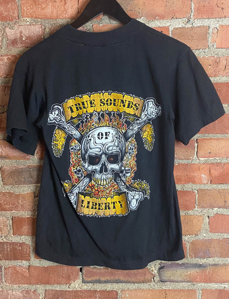 Vintage 80's TSOL True Sounds Of Liberty Concert T Shirt Black Unisex ...