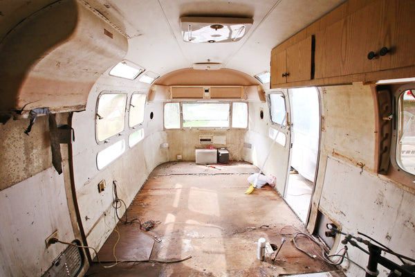 Our Latest Project 1978 Airstream Sovereign After Gutting