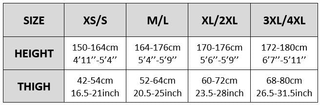 Adrian holdups and stockings size chart