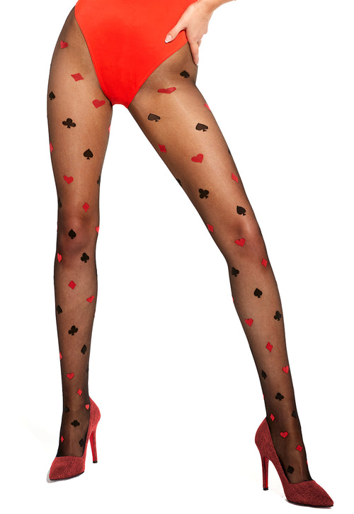 Caty Leopard Patterned Sheer Tights Beige Black at Ireland's Online Shop –  DressMyLegs