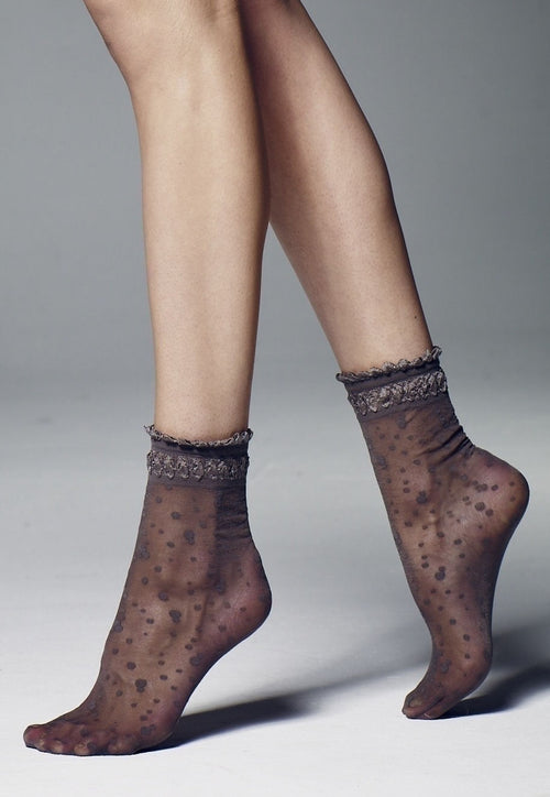Sheer, opaque & fishnet patterned ankle socks at Ireland's online shop ...