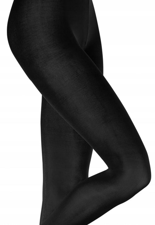 Lucido 100 Den Glossy Opaque Tights by Lores, DressMyLegs