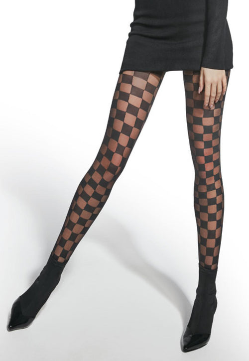 Anthropologie Argyle Stripe Tights XL designed in Sweden produced