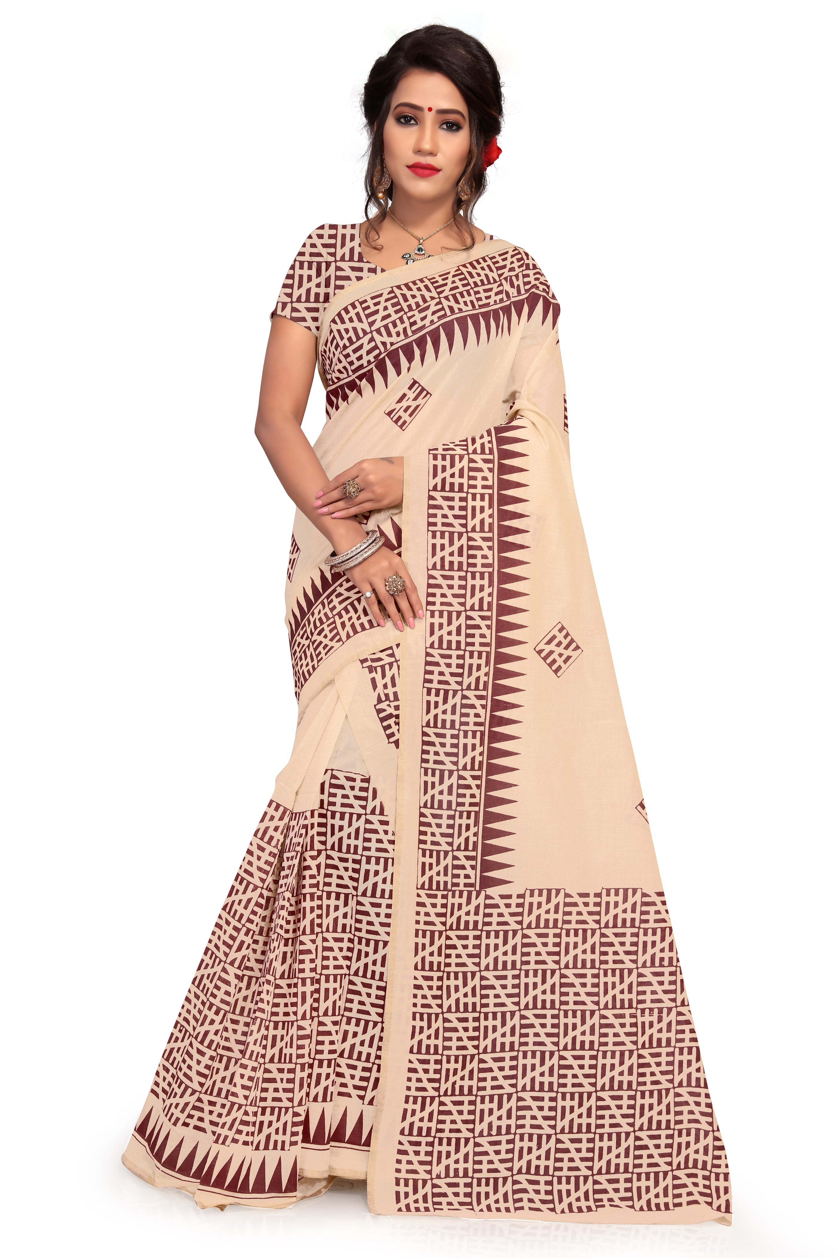 cotton mekhela chador