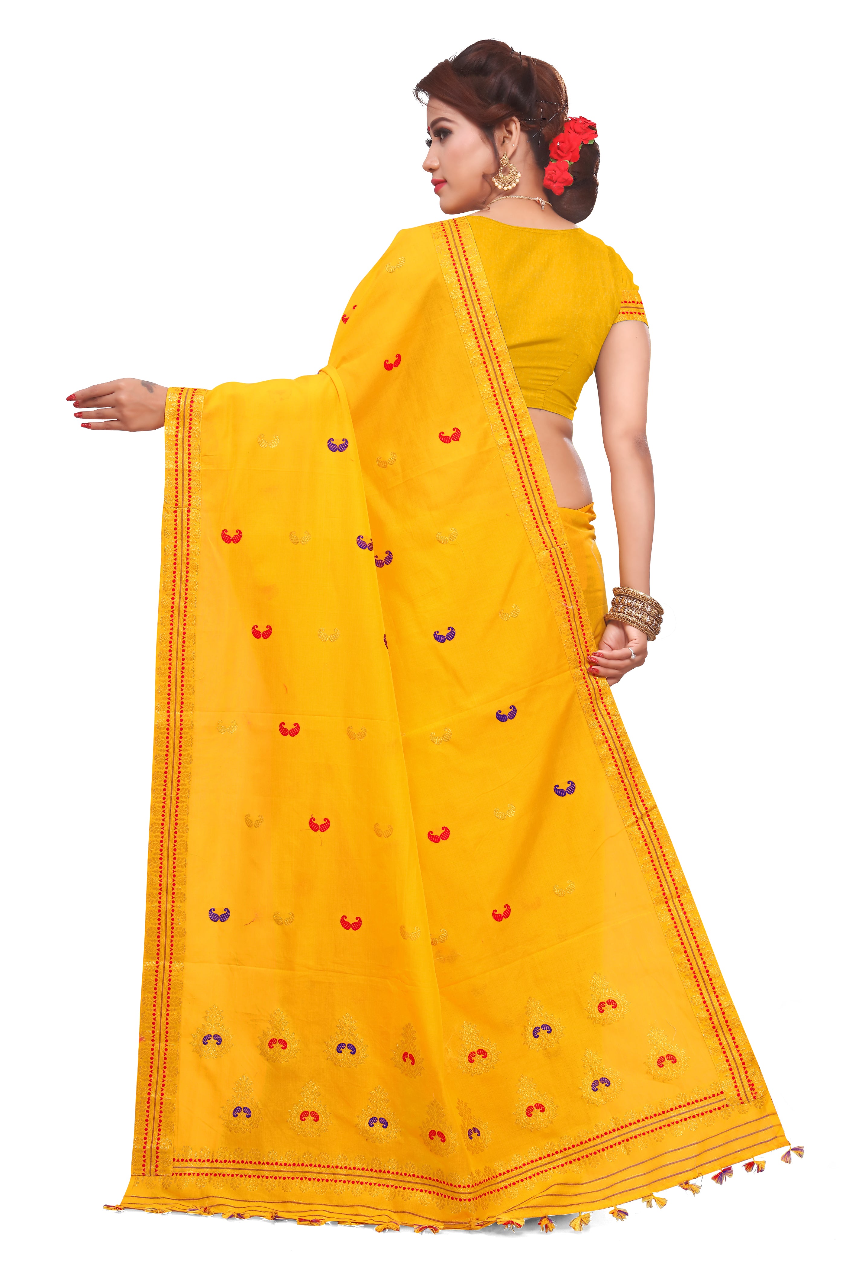 cotton mekhela chador