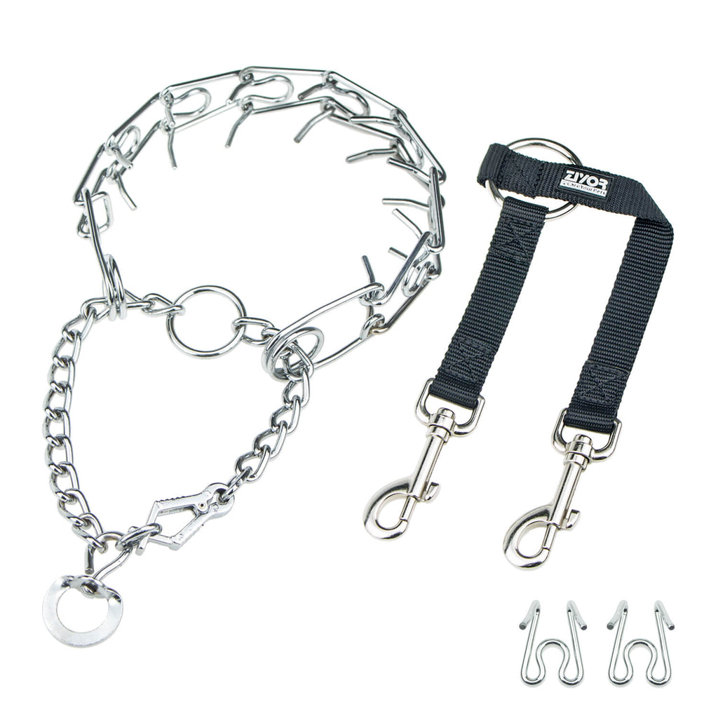 prong collar safety leash