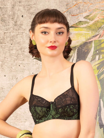 Anita 1950s Black Corset Top L2019M