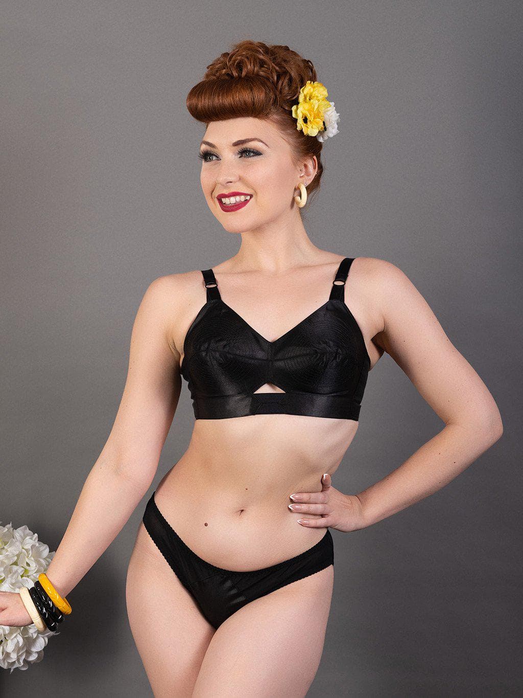 Experience True 1940s Elegance with Our Black Lace French Knickers - What  Katie Did