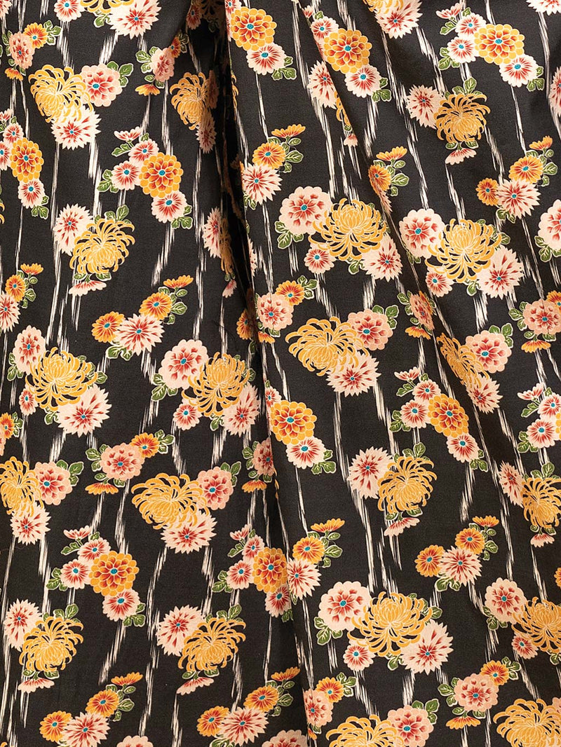 Kimono Print Wide Leg Jumpsuit inspired by 1930s Beach Pajamas - What ...