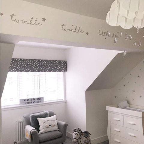 twinkle twinkle little star wall sticker