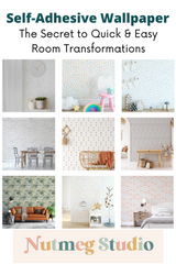 A Pin for Pinterest about self-adhesive wallpaper