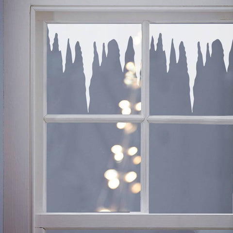 Icicles wall or window stickers