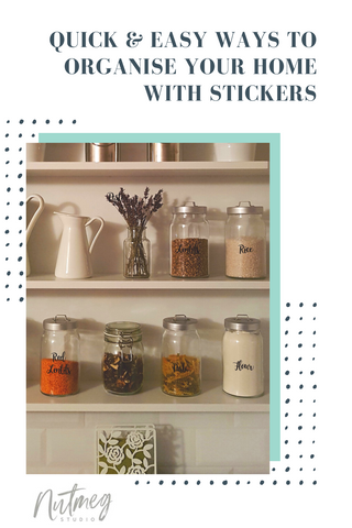 Quick and Easy Ways to Organise Your Home with Stickers