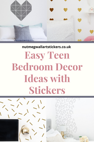 Teen Bedroom Decor Ideas with Stickers, That You'll Love Too