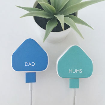 Personalised Sticker For Smartphone chargers