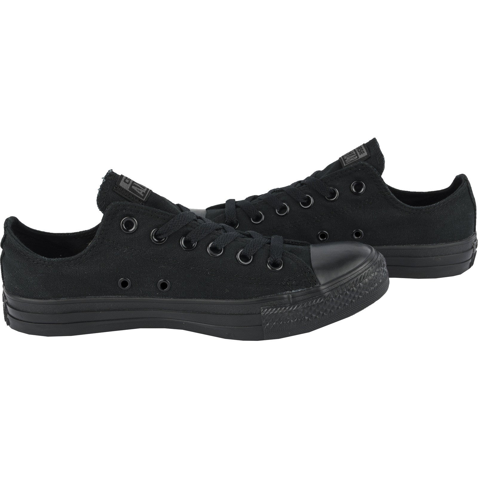 converse black mono low